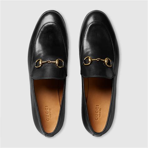 gucci loafer leather|Gucci jordaan leather loafer women's.